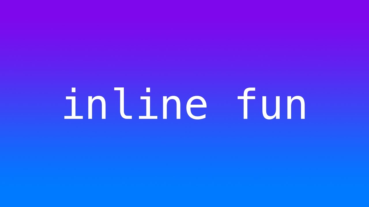 inline function?